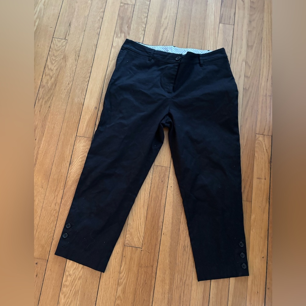Talbots Perfect Crop Cotton Spandex Blend Ankle Pant 10P